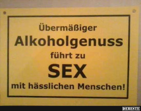 Übermäßiger Alkoholkonsum führt zu.. - Lustige Bilder | DEBESTE.de