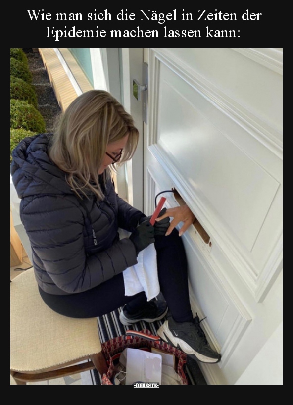 Wie man sich die Nägel in Zeiten der Epidemie machen lassen..