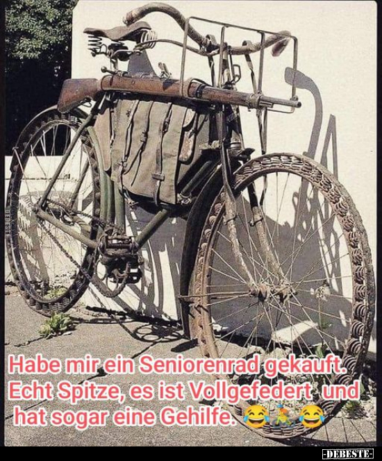Habe mir ein Seniorenrad gekauft.. - Lustige Bilder | DEBESTE.de