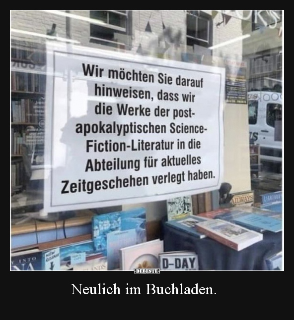 Neulich im Buchladen...