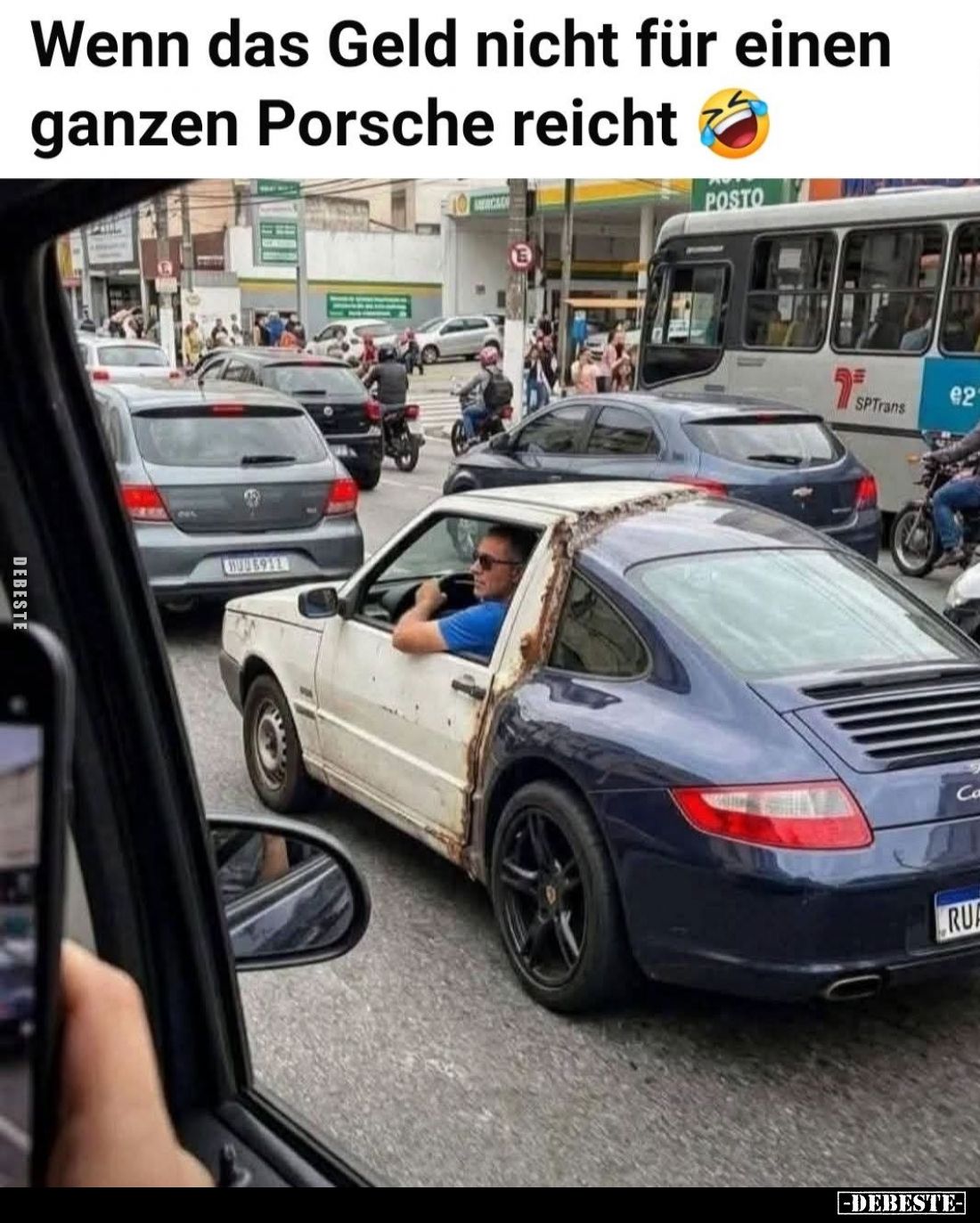 Wenn das Geld nicht für einen ganzen Porsche reicht.
