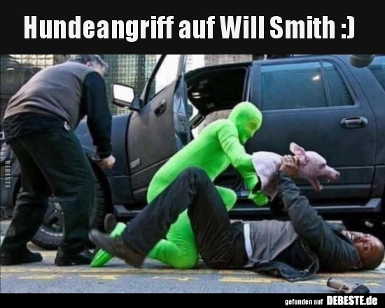  Hundeangriff auf Will Smith :).. - Lustige Bilder | DEBESTE.de