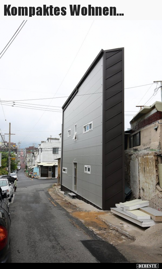 Kompaktes Wohnen...