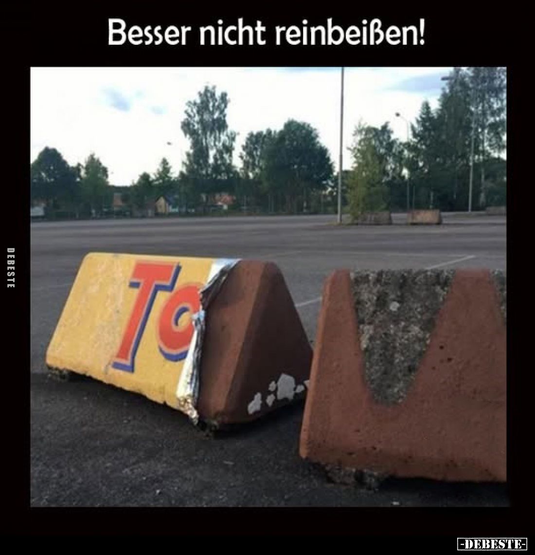 Besser nicht reinbeißen!