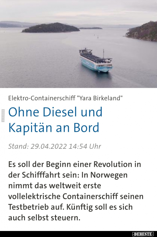 Ohne Diesel und Kapitän an Bord.. - Lustige Bilder | DEBESTE.de