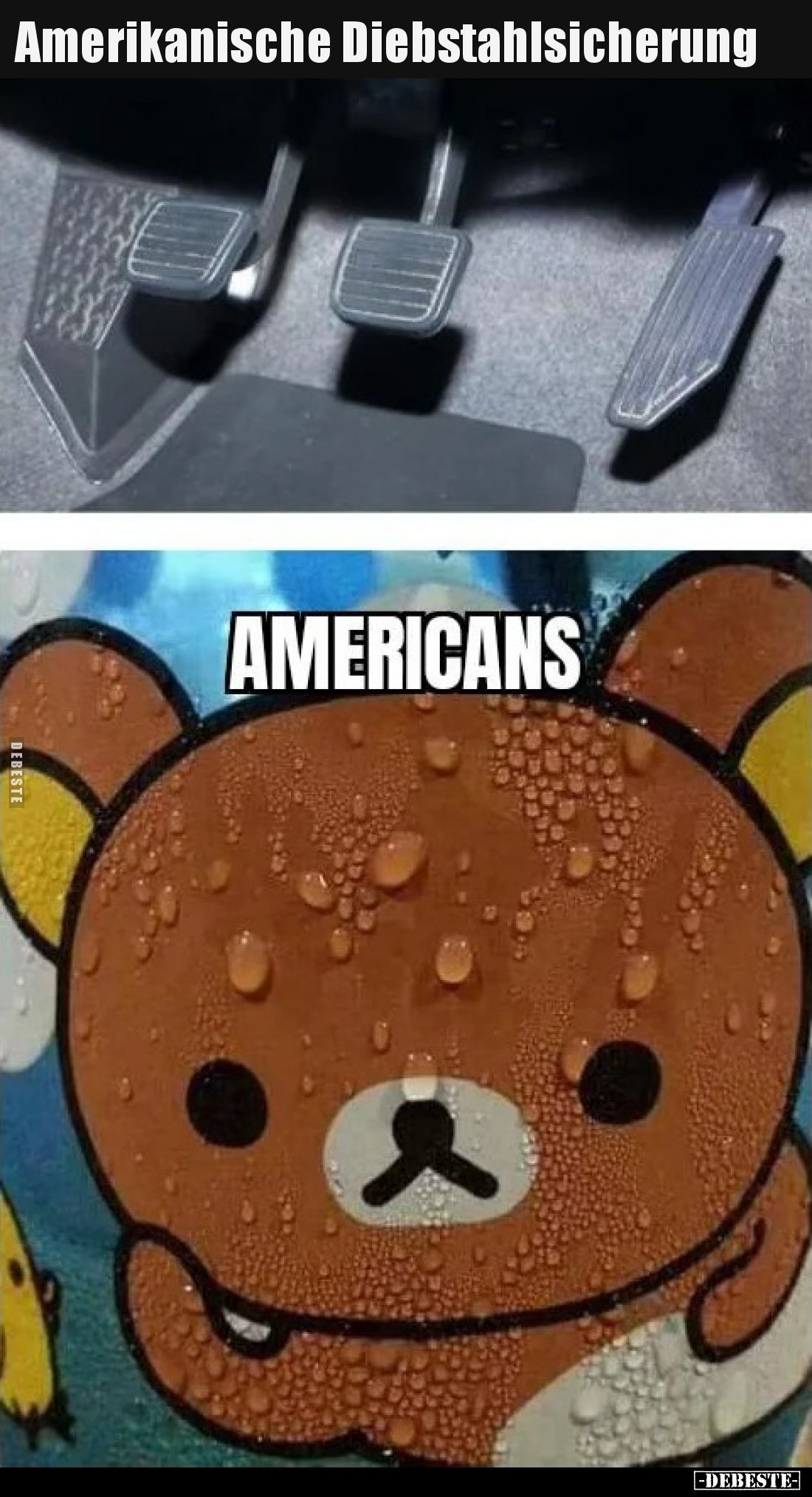 Amerikanische Diebstahlsicherung..