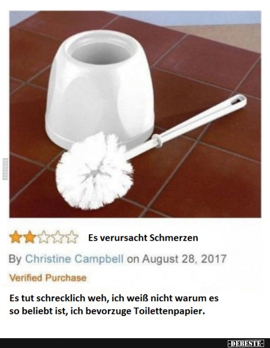 Es verursacht Schmerzen..
