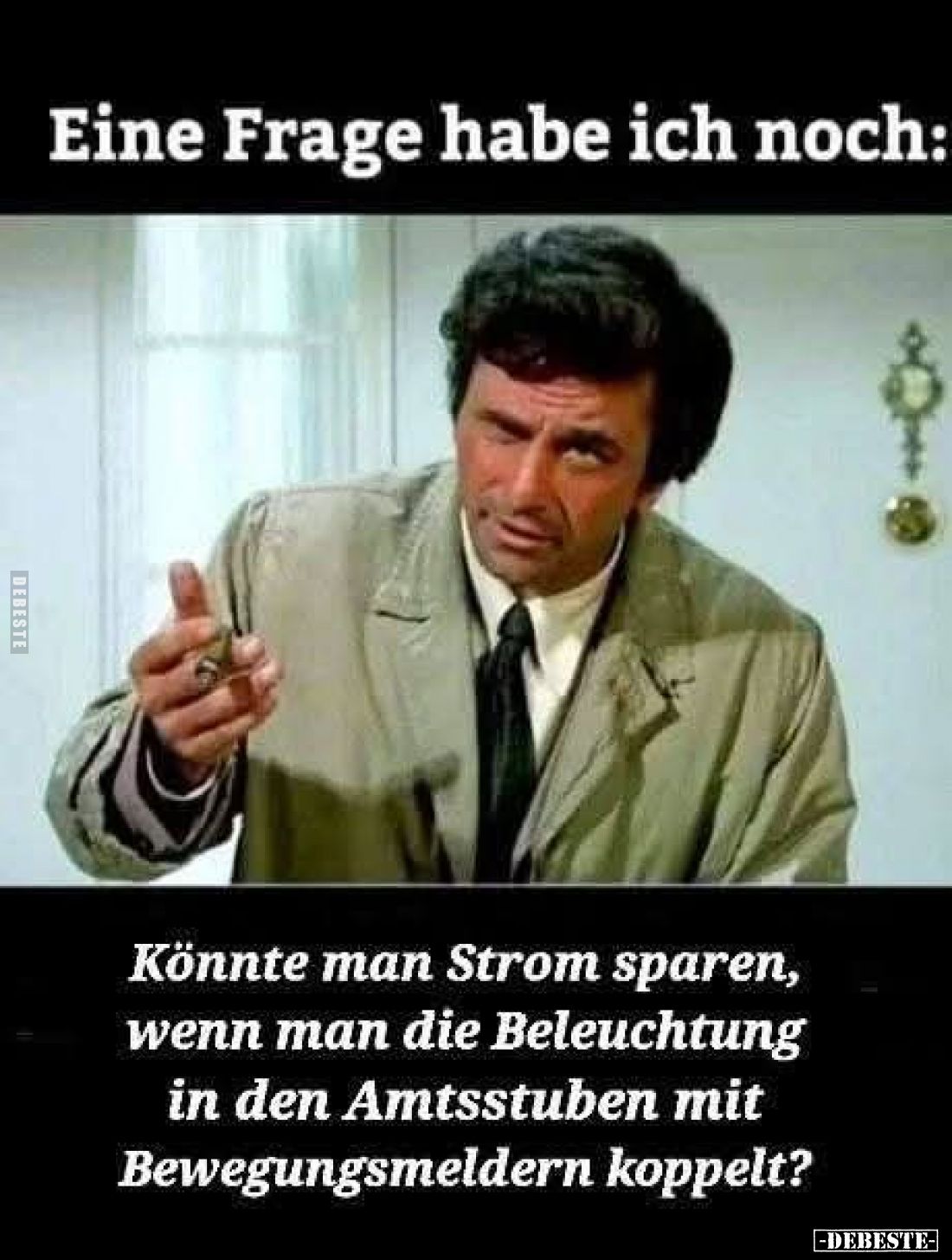 Eine Frage habe ich noch: Könnte man Strom sparen, wenn man.. - Lustige Bilder | DEBESTE.de