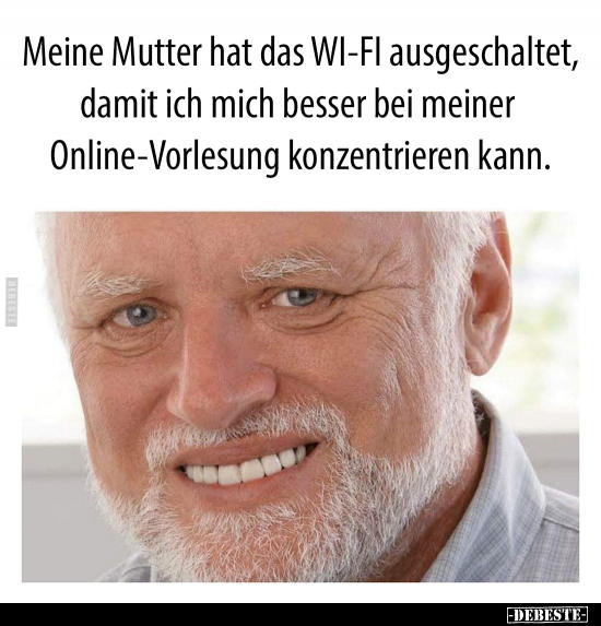 Meine Mutter hat das WI-FI ausgeschaltet.. - Lustige Bilder | DEBESTE.de