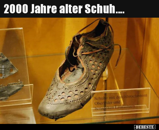2000 Jahre alter Schuh....