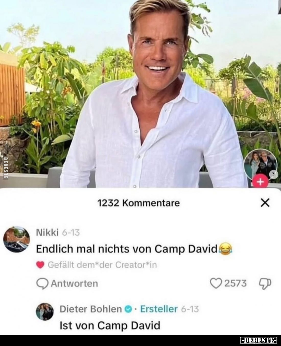 Endlich mal nichts von Camp David
-
Ist von Camp David
