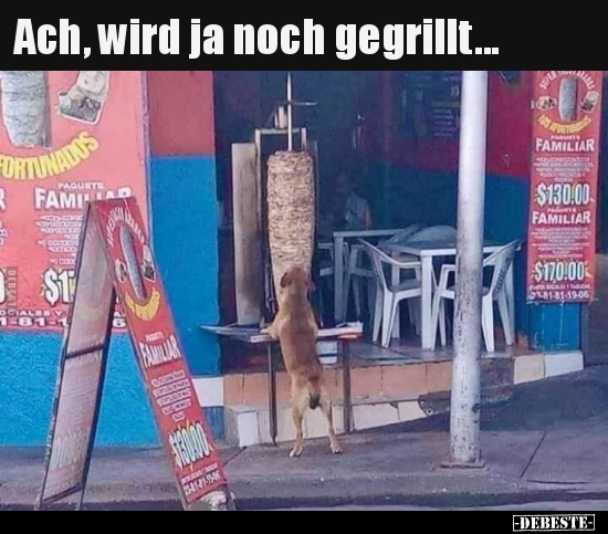 Ach, wird ja noch gegrillt...