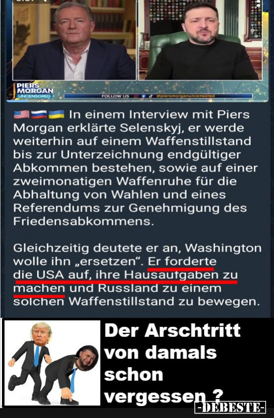 Selenski Arschtritt - Lustige Bilder | DEBESTE.de