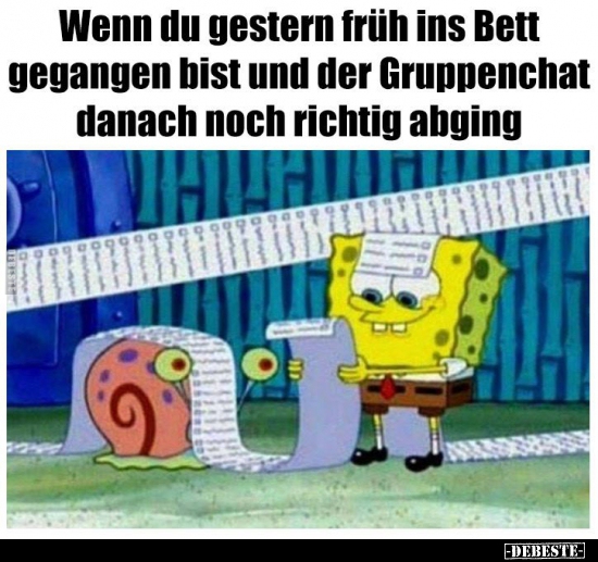 Bett, Früh, Gang