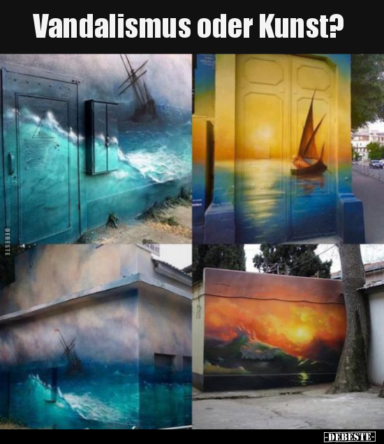 Vandalismus oder Kunst?.. - Lustige Bilder | DEBESTE.de