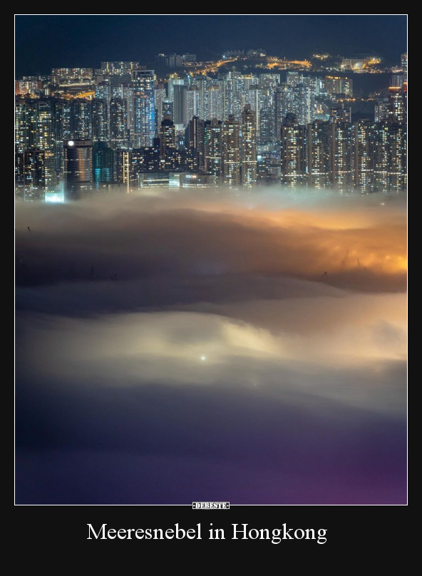 Meeresnebel in Hongkong.. - Lustige Bilder | DEBESTE.de