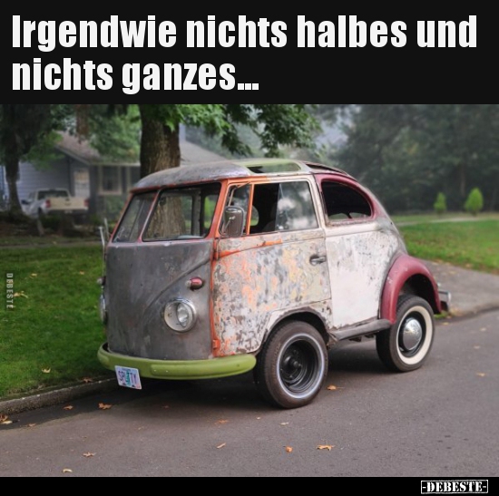 Irgendwie nichts halbes und nichts ganzes...