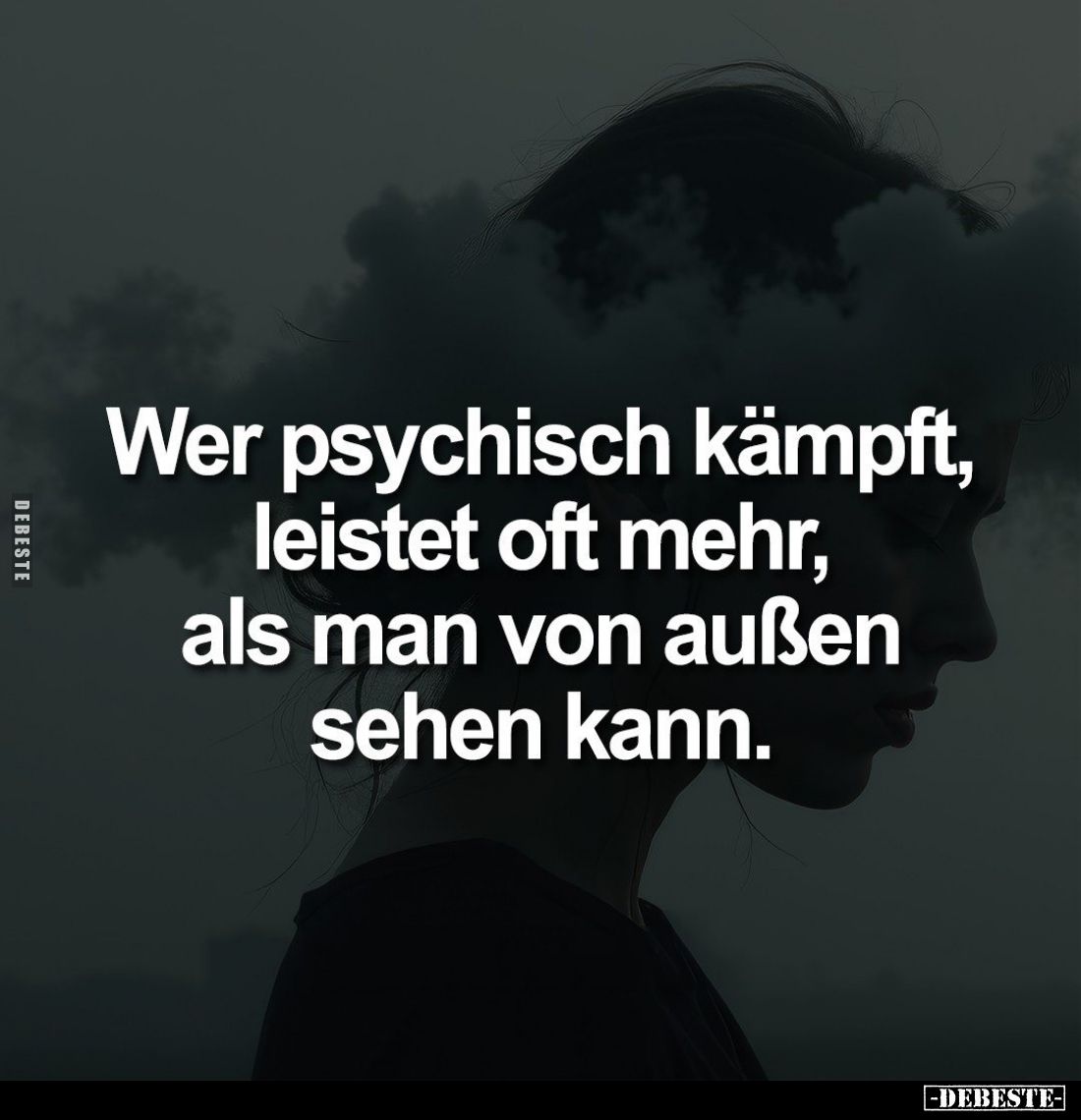 Wer psychisch kämpft, leistet oft mehr, als man von außen sehen kann.