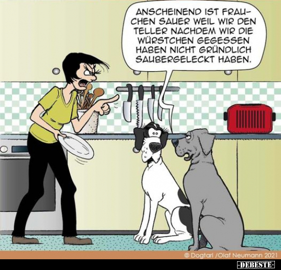Anscheinend ist Frauchen sauer.. - Lustige Bilder | DEBESTE.de