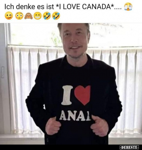 Ich denke es ist "I LOVE CANADA"... - Lustige Bilder | DEBESTE.de