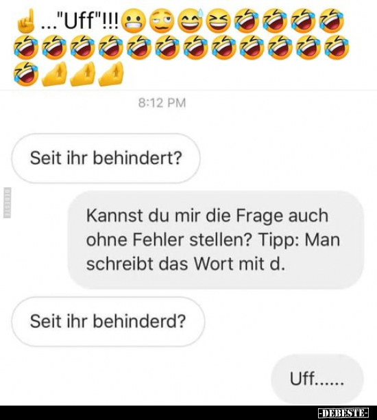 Seit ihr behindert?.. - Lustige Bilder | DEBESTE.de