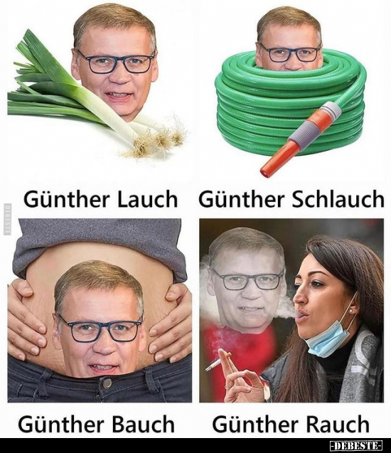 Günther Lauch - Günther Schlauch.. - Lustige Bilder | DEBESTE.de