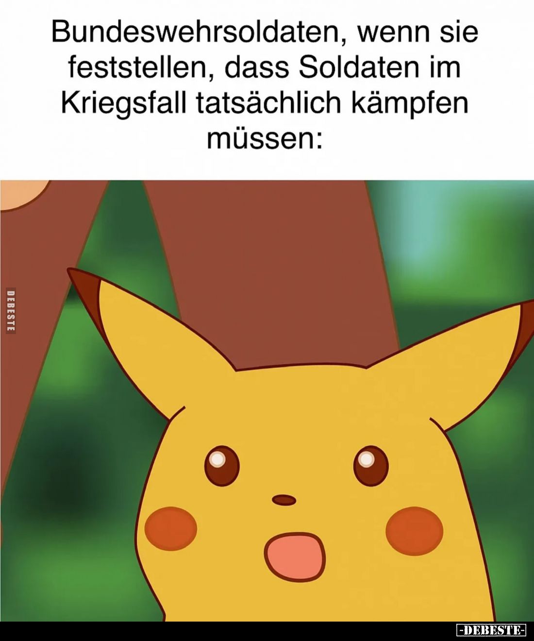 Bundeswehrsoldaten, wenn sie feststellen, dass Soldaten im Kriegsfall tatsächlich kämpfen müssen: