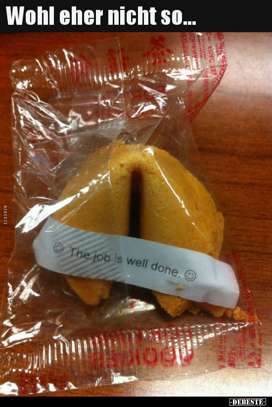 Wohl eher nicht so...