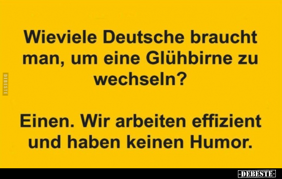 Deutsche, Humor