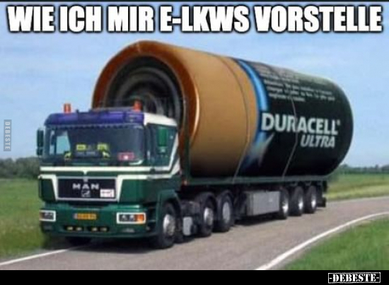 Wie ich mir E-LKWS vorstelle.. - Lustige Bilder | DEBESTE.de