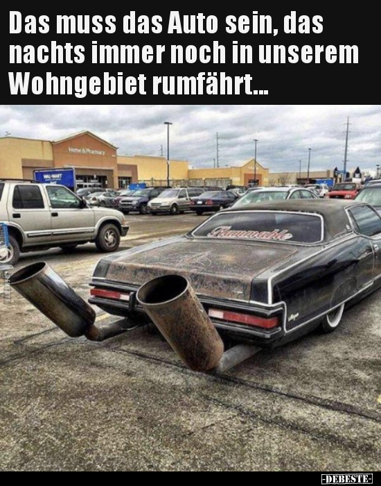 Das muss das Auto sein, das nachts immer noch.. - Lustige Bilder | DEBESTE.de