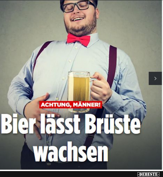 Bierbrüste nur bei Männern? - Lustige Bilder | DEBESTE.de