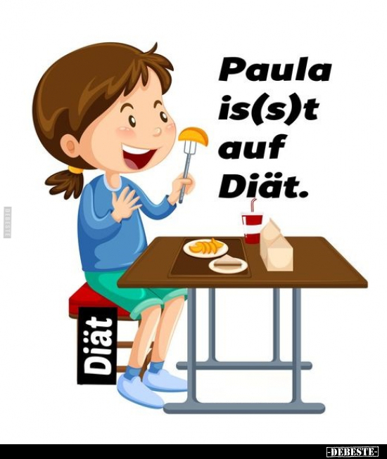 Paula is(s)t auf Diät... - Lustige Bilder | DEBESTE.de