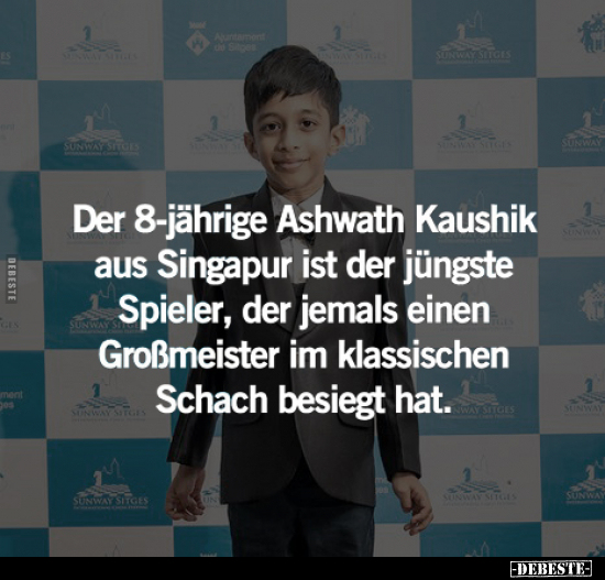 Der 8-jährige Ashwath Kaushik.. - Lustige Bilder | DEBESTE.de