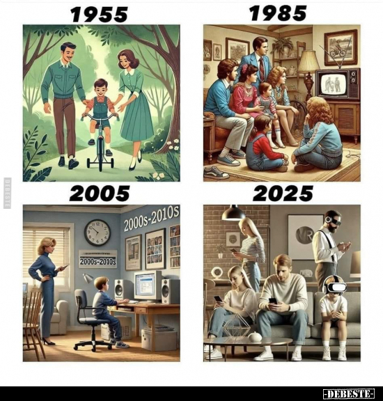 1955 - 1985 - 2005 - 2025.. - Lustige Bilder | DEBESTE.de