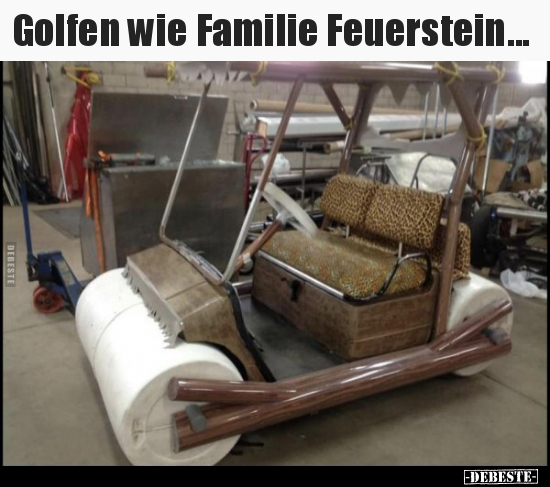 Golfen wie Familie Feuerstein... - Lustige Bilder | DEBESTE.de