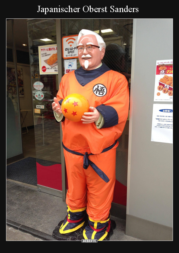 Japanischer Oberst Sanders.. - Lustige Bilder | DEBESTE.de