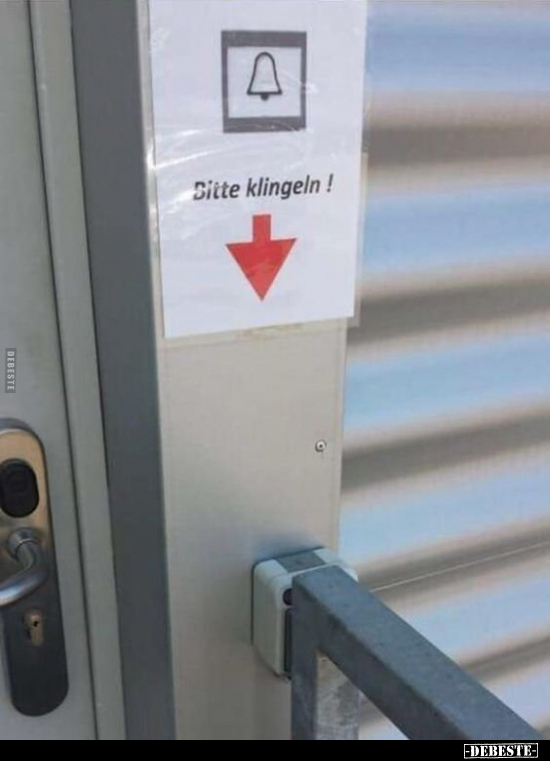 Bitte klingeln!