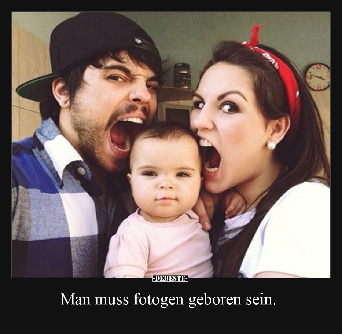 Man muss fotogen geboren sein.