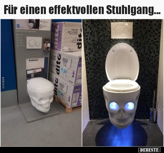 Für einen effektvollen Stuhlgang... - Lustige Bilder | DEBESTE.de