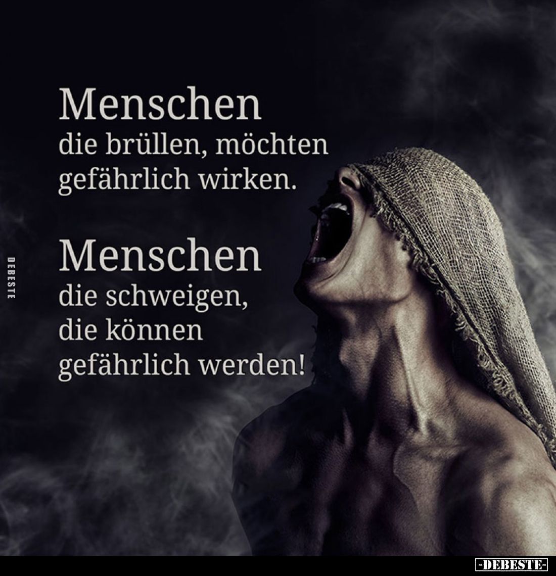 Menschen die brüllen, möchten gefährlich wirken... - Lustige Bilder | DEBESTE.de