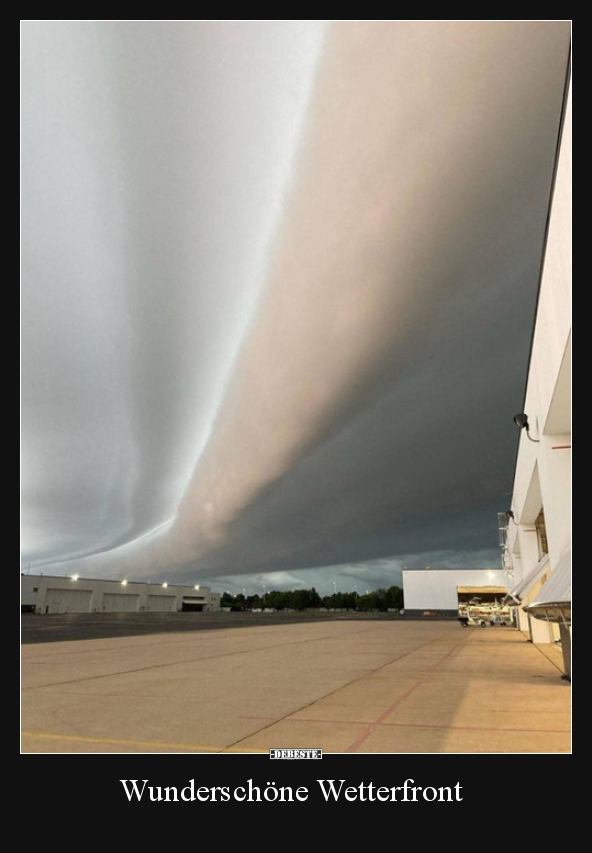 Wunderschöne Wetterfront..