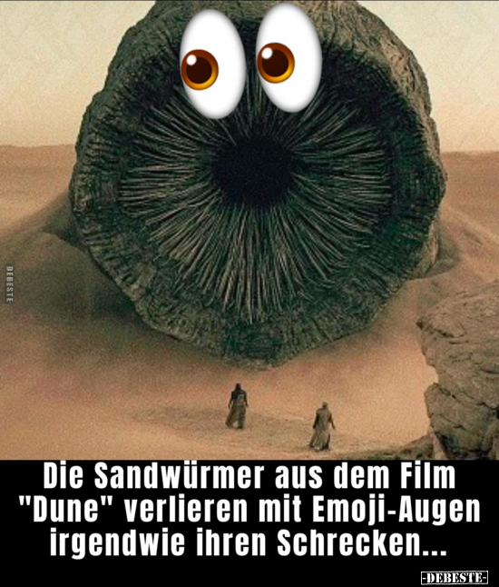 Die Sandwürmer aus dem Film "Dune" verlieren mit.. - Lustige Bilder | DEBESTE.de