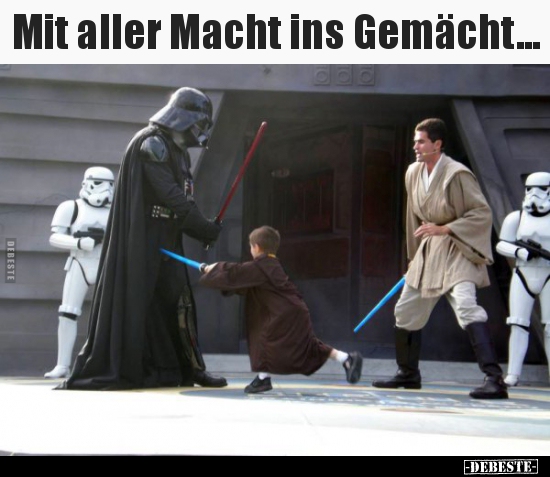 Mit aller Macht ins Gemächt...