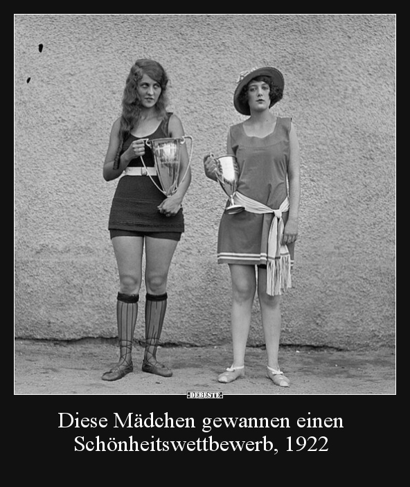 Diese Mädchen gewannen einen Schönheitswettbewerb, 1922.. - Lustige Bilder | DEBESTE.de