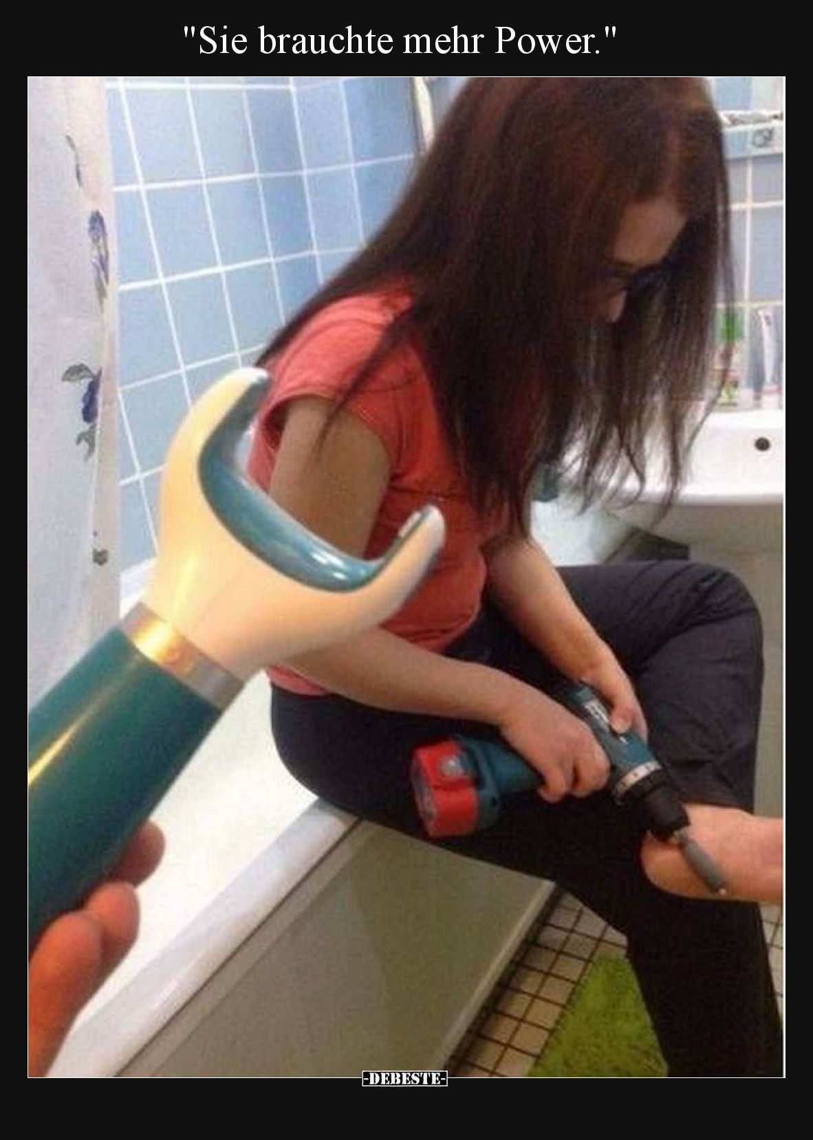 Sie brauchte mehr Power