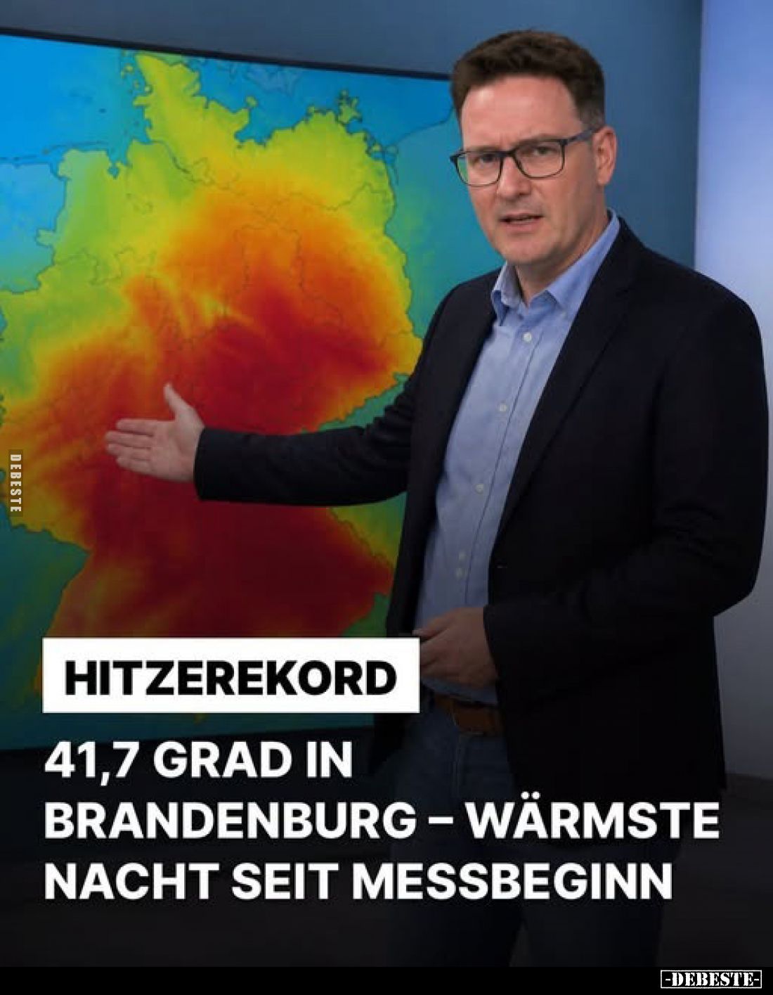 Hitzerekord
-
41,7 Grad in Brandenburg – wärmste Nacht seit Messbeginn