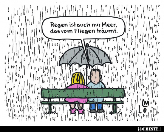 Regen ist auch nur Meer.. - Lustige Bilder | DEBESTE.de