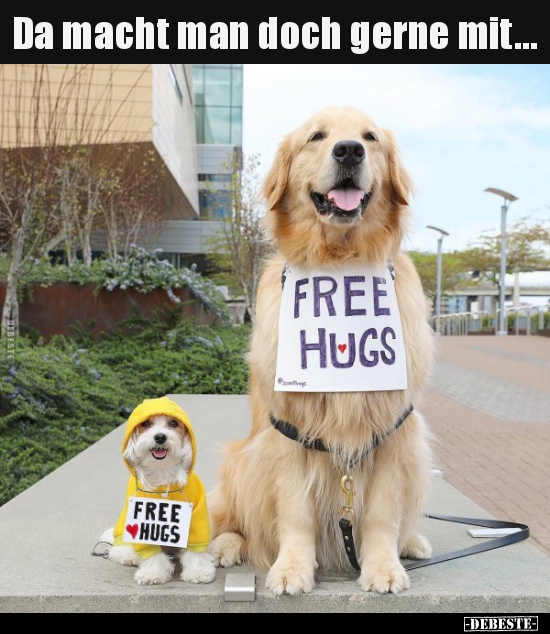 Da macht man doch gerne mit...