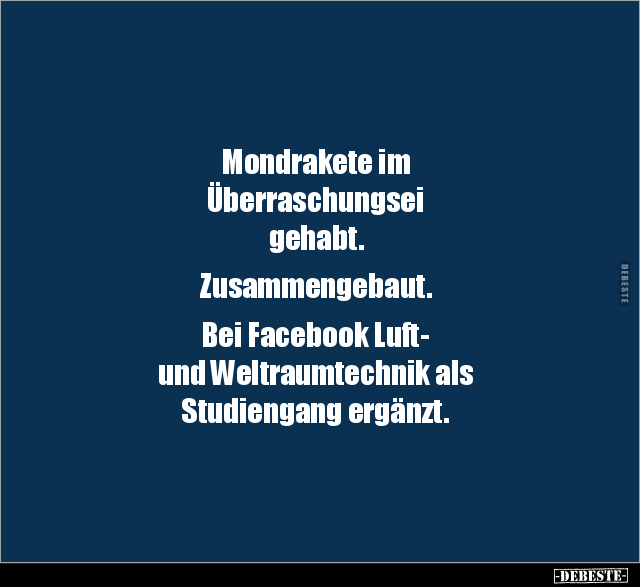 Mondrakete im Überraschungsei gehabt.. - Lustige Bilder | DEBESTE.de